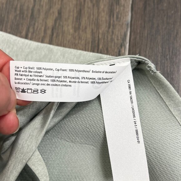 Lululemon Like a Cloud Longline Bra *Light Support, B/C Cup Heathered Jade Grey - Picture 7 of 8